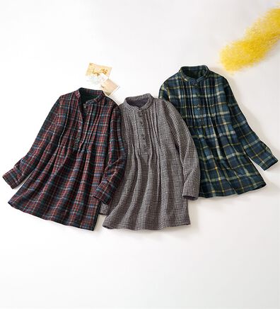 ルフラン（ルフラン）の「【３色組】【ホカロン】ぽっかぽか裏ファーチュニック（チュニック）」