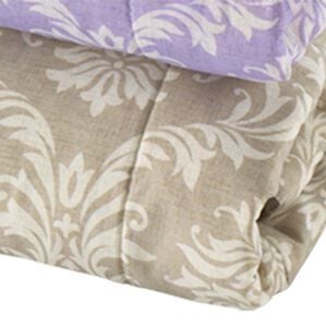 「洗えるシルクわた１００％肌掛布団（掛布団）」｜グレージュ