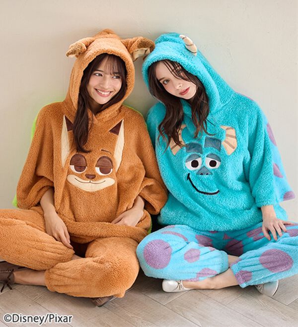 BELLUNA（ベルーナ）の「＜Ｄｉｓｎｅｙ＞【ズートピア（ニック）】両面ボアポンチョ（パジャマ・ルームウェア）」｜詳細画像