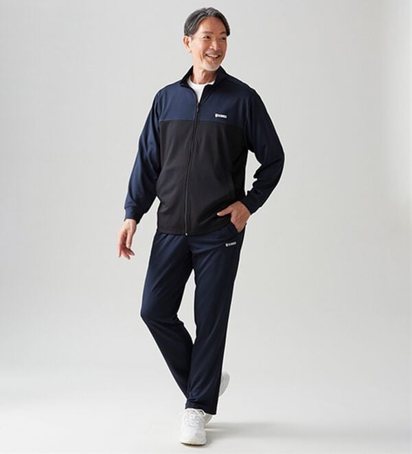 「＜ケースイス＞配色ＵＶジャージ上下セット（メンズゴルフウェア）」｜詳細画像