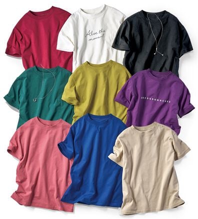 BELLUNA（ベルーナ）の「ヒンヤリ！綿１００％大人顔サマ見えＴシャツ（Tシャツ）」