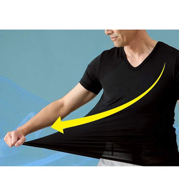 「【３枚組】＜ヘッド＞シルキーエアースマート冷感インナー（メンズ肌着・インナーウェア）」｜詳細画像