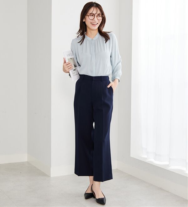 BELLUNA（ベルーナ）の「＜Ｃ／Ｓ＞センタータックワイドパンツ（ワイドパンツ・ガウチョ）」｜詳細画像