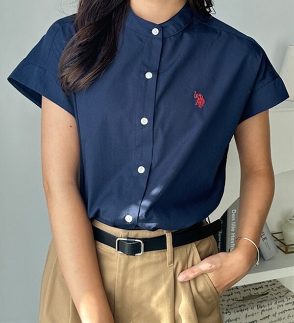 GeeRA（ジーラ）の「【ＵＳ．ＰＯＬＯ．ＡＳＳＮ】フレンチスリーブシャツ（シャツ）」｜詳細画像