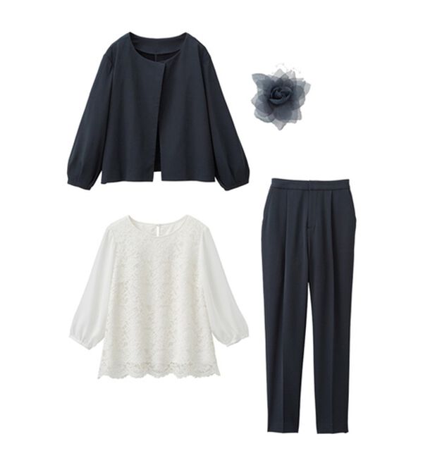 Viola e Viola（ヴィオラ エ ヴィオラ）の「洗える！楽きれい多機能４点セットスーツ【入卒七五三対応】（その他スーツ）」｜詳細画像