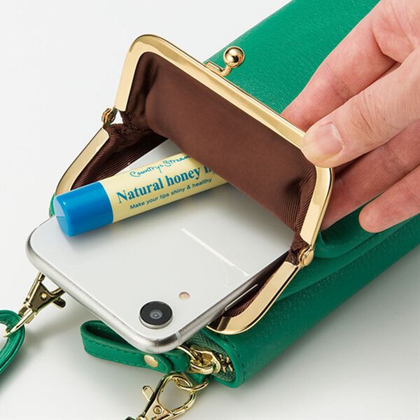 ルフラン（ルフラン）の「がま口スマホショルダー（その他バッグ）」｜詳細画像