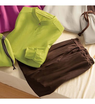 LAVIENNE（ラヴィエンヌ）の「はだける浴衣は卒業！トラベルパジャマ（パジャマ・ルームウェア）」