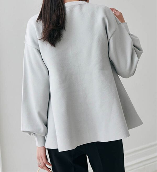 RANAN（ラナン）の「ペプラムチュニックカーデ（ニットカーディガン）」｜詳細画像