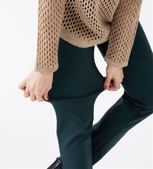 BELLUNA（ベルーナ）の「新触感！マシュマロみたいななめらかストレッチパンツ（フルレングスパンツ）」｜詳細画像