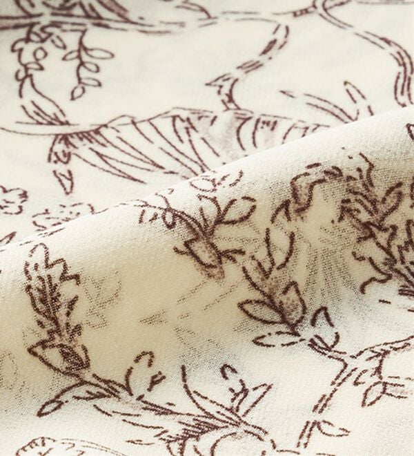 BELLUNA（ベルーナ）の「バックリボン使いプリント切替チュニック（その他ワンピース）」｜詳細画像