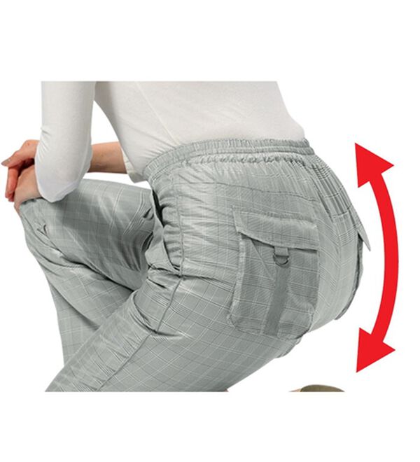 ルフラン（ルフラン）の「洗える！すっきり暖かダウンパンツ（フルレングスパンツ）」｜詳細画像