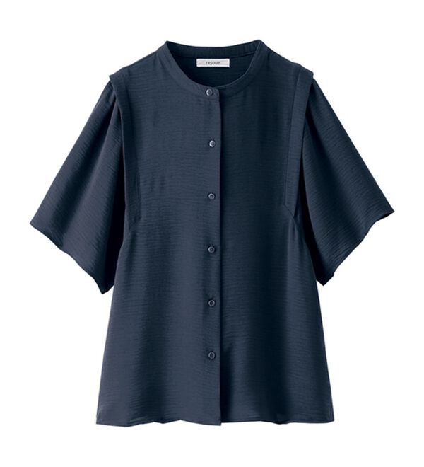 BELLUNA（ベルーナ）の「お手入れ楽々！肩タックデザインブラウス（ブラウス）」｜詳細画像