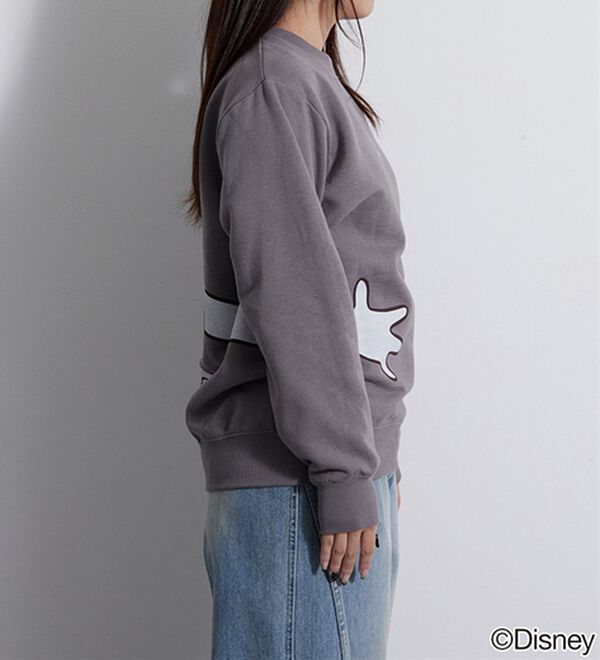 BELLUNA（ベルーナ）の「＜Ｄｉｓｎｅｙ＞【ドナルド＆デイジー】抱き着きプリント裏起毛トレーナー（カットソー）」｜詳細画像