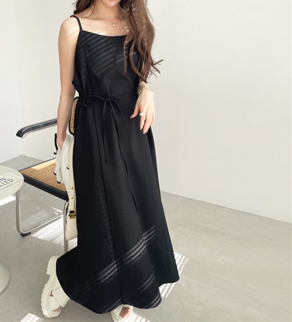 GeeRA（ジーラ）の「リネンライクロングキャミワンピース（その他ワンピース）」｜詳細画像