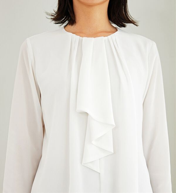 BELLUNA（ベルーナ）の「＜セレモニースタイル＞ボウタイデザインブラウス（ブラウス）」｜詳細画像