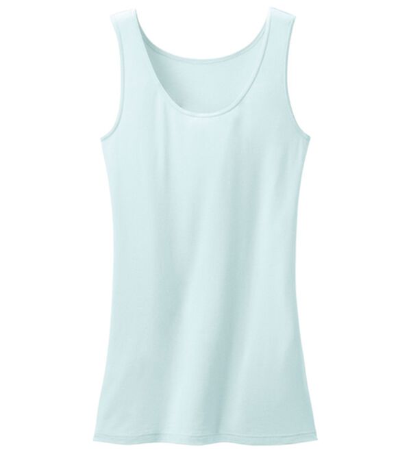LAVIENNE（ラヴィエンヌ）の「【Ｓｉｌｋｙ　Ｆｉｔ】タンクトップ（肌着・インナーウェア）」｜アイスグリーン