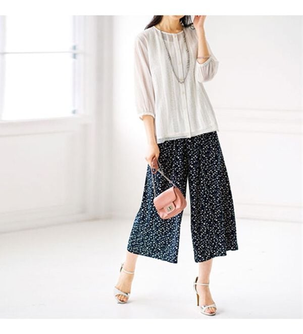 レーヨンポケット付ガウチョパンツ - ベルーナ【公式】