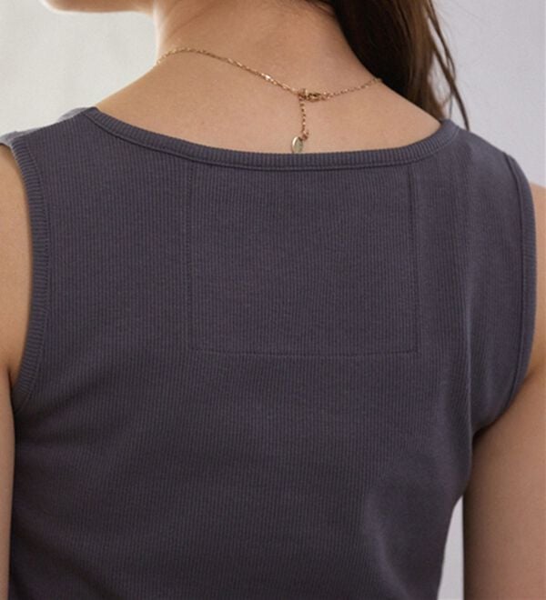 Viola e Viola（ヴィオラ エ ヴィオラ）の「保冷剤ポケット付スクエアタンクトップ（タンクトップ・キャミソール）」｜詳細画像