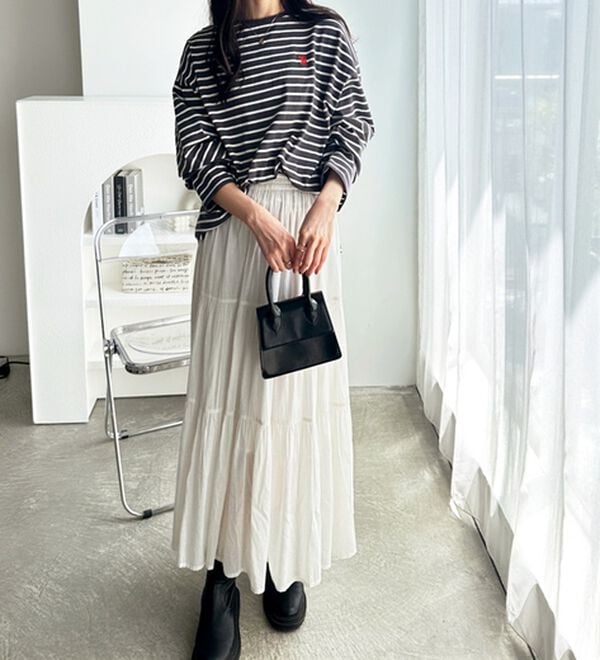 GeeRA（ジーラ）の「【Ｕ．Ｓ．ＰＯＬＯ ＡＳＳＮ】オーバーサイズ刺しゅうロンＴ（カットソー）」｜詳細画像