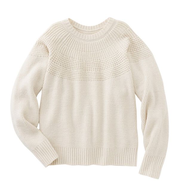 Viola e Viola（ヴィオラ エ ヴィオラ）の「【３つの機能付】求心編みニット（ニット・セーター）」｜詳細画像