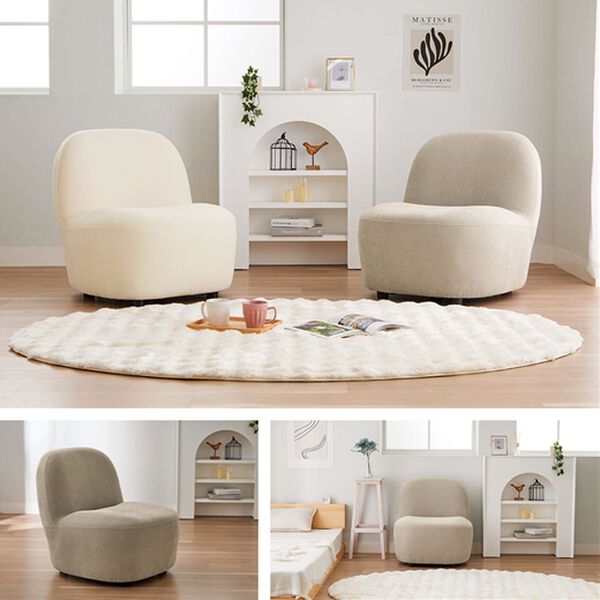 iellio（イエリオ）の「丸みがかわいい一人掛ソファＤａｒａｍ（ソファ）」｜詳細画像