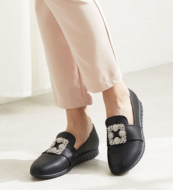 ルフラン（ルフラン）の「ビジューモチーフシューズ（フラットシューズ）」｜詳細画像