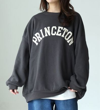 A HAPPY MARILYN（アハッピーマリリン）の「【Ｌ～８Ｌ】【ハピぽか裏起毛】２デザインから選べるロゴトレーナー 毛玉になりにくい（トレーナー・スウェット）」