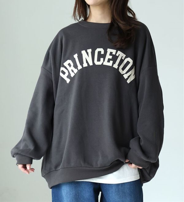 A HAPPY MARILYN（アハッピーマリリン）の「【Ｌ～８Ｌ】【ハピぽか裏起毛】２デザインから選べるロゴトレーナー 毛玉になりにくい（トレーナー・スウェット）」｜スミクロ