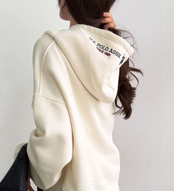 GeeRA（ジーラ）の「【U.S. POLO ASSN.】選べる２丈！フード刺繍裏起毛パーカー（パーカー）」｜詳細画像