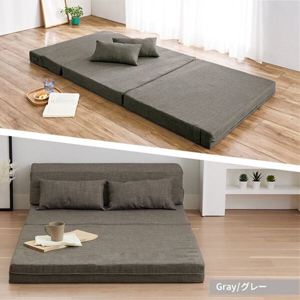 iellio（イエリオ）の「３通りに使えるマットレス＜ソファ・マットレス・背もたれ付マットレス＞（マットレス）」｜詳細画像