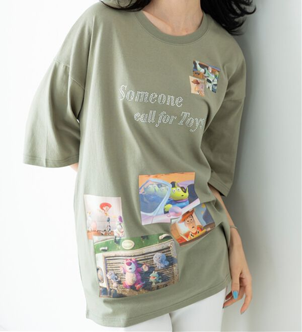 「＜Ｄｉｓｎｅｙ＞ディズニー映画ＰＨＯＴＯ風Ｔシャツ（チュニック）」｜詳細画像