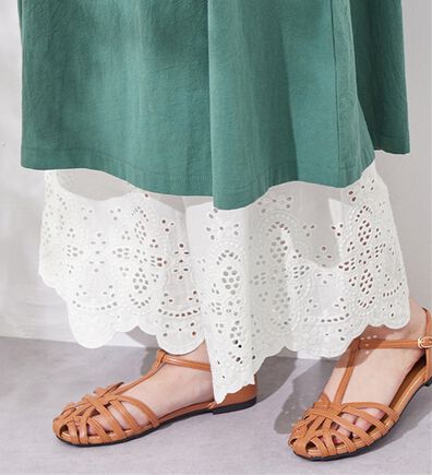 Viola e Viola（ヴィオラ エ ヴィオラ）の「綿レース使いペチパンツ（肌着・インナーウェア）」