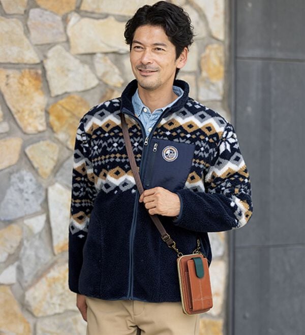 「＜ハッシュパピー＞大人のスマホ＆ウォレットポーチ（メンズショルダーバッグ）」｜詳細画像