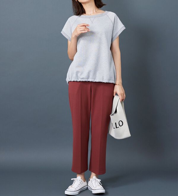 BELLUNA（ベルーナ）の「ラメ入り裏毛素材プルオーバー（カットソー）」｜詳細画像