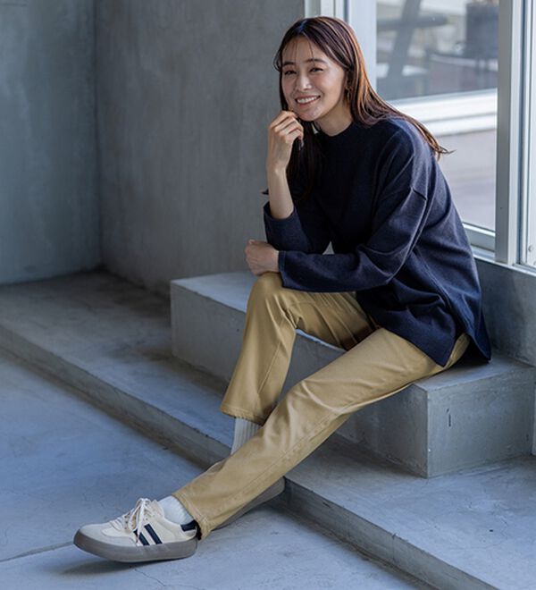 BELLUNA（ベルーナ）の「もちもちニットゆったり快適チュニック（チュニック）」｜詳細画像