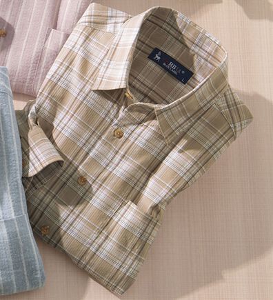 「＜カルビア＞着心地快適！しじら織りストレッチシャツ（メンズシャツ）」