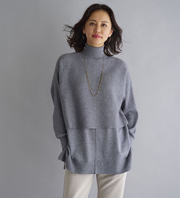 BELLUNA（ベルーナ）の「着回し自在！ニットベストアンサンブル（アンサンブル）」｜詳細画像