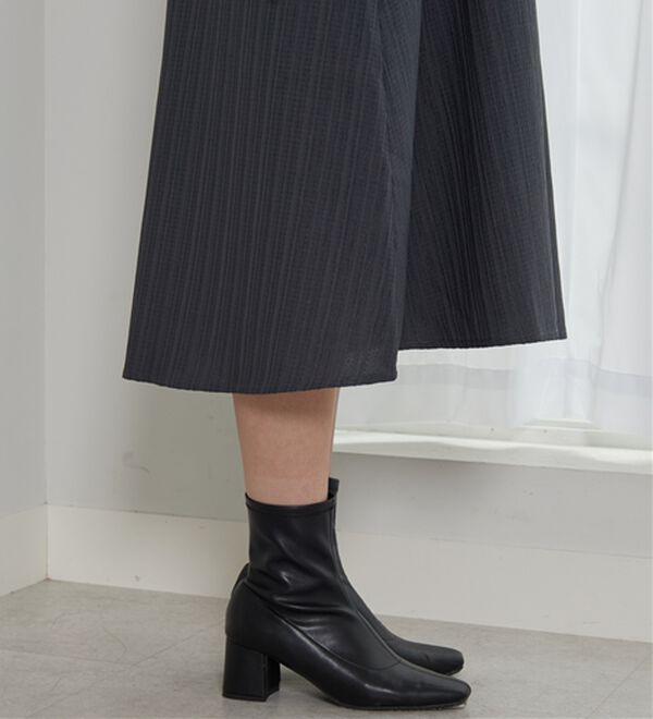 BELLUNA（ベルーナ）の「サラリ楊柳素材ポケット付キャミワンピース（その他ワンピース）」｜詳細画像