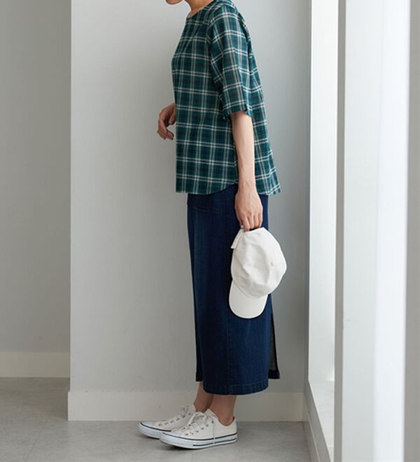 BELLUNA（ベルーナ）の「さらっと快適！Tシャツ見えブラウス（ブラウス）」｜詳細画像