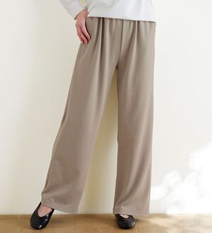 BELLUNA（ベルーナ）の「【メルティポンチ】イージーパンツ（フルレングスパンツ）」｜グレージュ