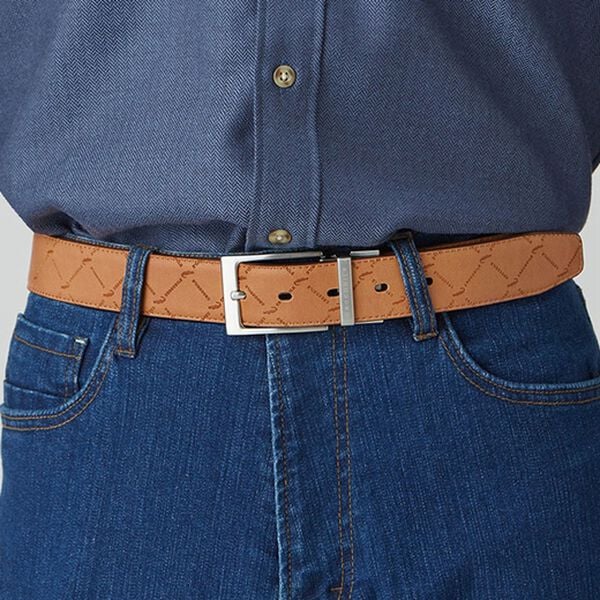 「【２本組】＜クロコダイル＞リバーシブルベルト（メンズベルト）」｜詳細画像