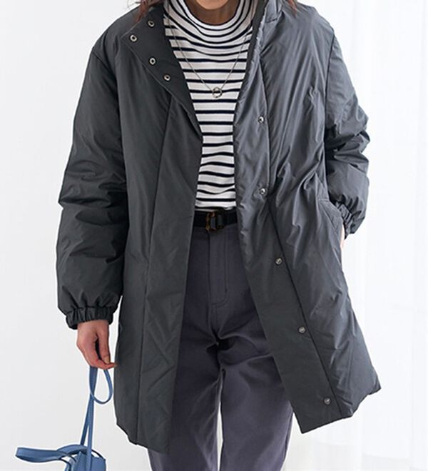 BELLUNA（ベルーナ）の「吸湿発熱ハイネックプルオーバー（カットソー）」｜詳細画像