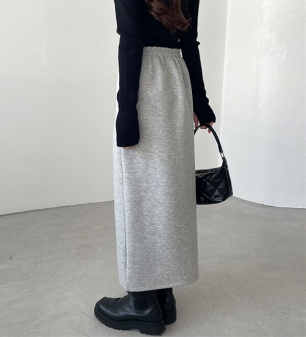 GeeRA（ジーラ）の「楽ちん！滑らか美ラインダンボールナロースカート（ロングスカート）」｜詳細画像
