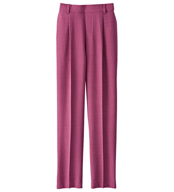 BELLUNA（ベルーナ）の「ヒンヤリ爽快！麻調ビンテージテーパードパンツ（テーパードパンツ）」｜詳細画像