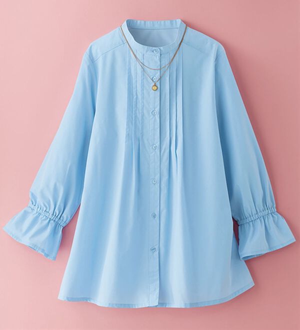 BELLUNA（ベルーナ）の「綿混素材春色ブラウス（ブラウス）」｜詳細画像