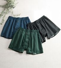 「【３色組】こだわりの遠州生地　安心ハンモックトランクス（メンズトランクス）」