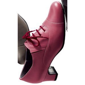 「ラシーナコンフォート　ウォーキングパンプス（パンプス）」｜ローズ(紐)