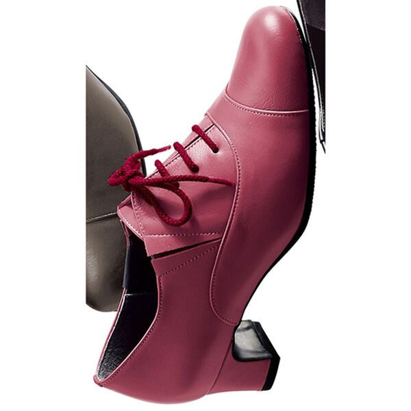 「ラシーナコンフォート　ウォーキングパンプス（パンプス）」｜ローズ(紐)