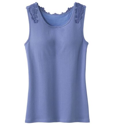 LAVIENNE（ラヴィエンヌ）の「カップ付バックレースタンクトップ（肌着・インナーウェア）」