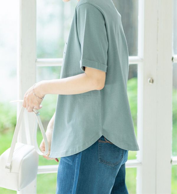 BELLUNA（ベルーナ）の「ヒンヤリ！着映えプリントプルオーバー（カットソー）」｜詳細画像